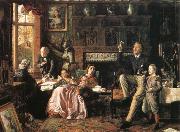Robert Braithwaite Martineau The Last day in the old home oil painting reproduction